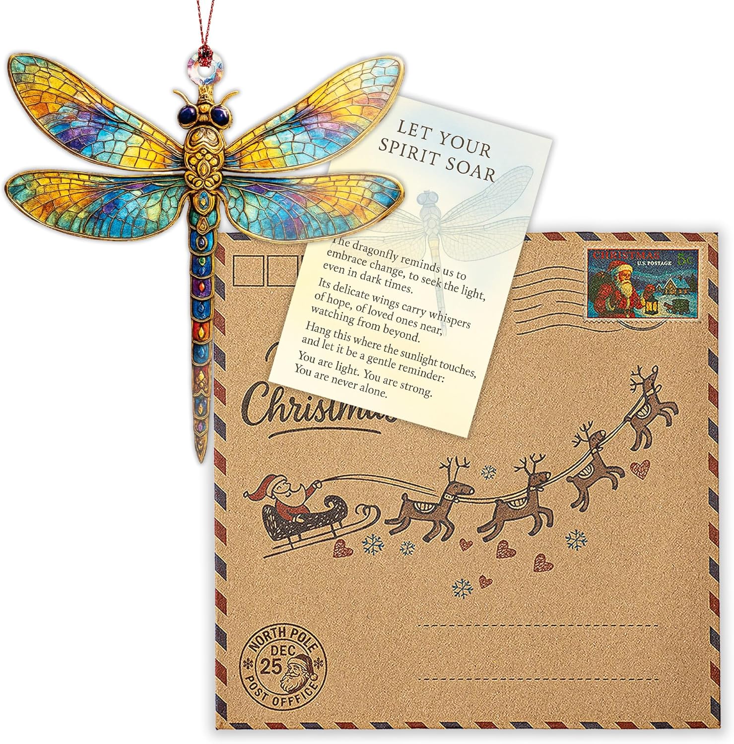 Christmas Women Gifts 2026 - Christmas Ornaments 2026 - Dragonfly Ornament - Dragonfly Gifts for Women - Christmas Women Decoration Ornaments