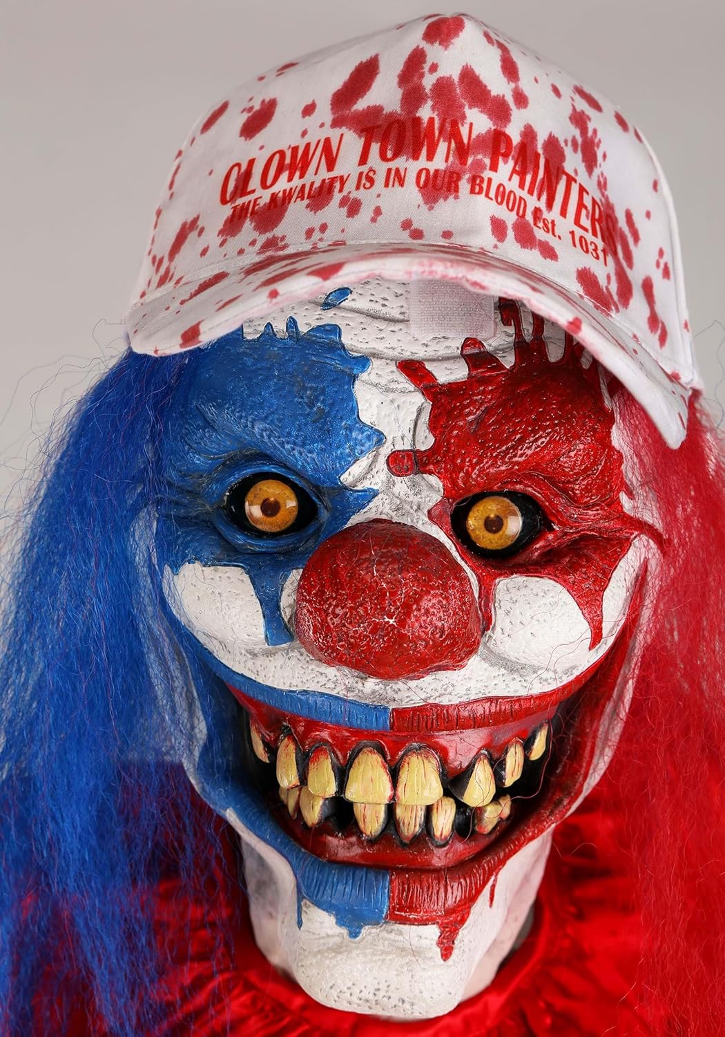 Fun Costumes Arty the Clown Animatronic 7FT Halloween Decoration, Scary Circus Porch Decor for Haunted House and Halloween
