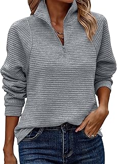 ASOMI Hoodie Women's Half Zip: Autumn Long Sleeve Sweatshirts Winter Clothing Elegant Teenager Tops Outdoor Baggy Casual Loose Hoody Warm Casual Streetwear Jumper V-Neck