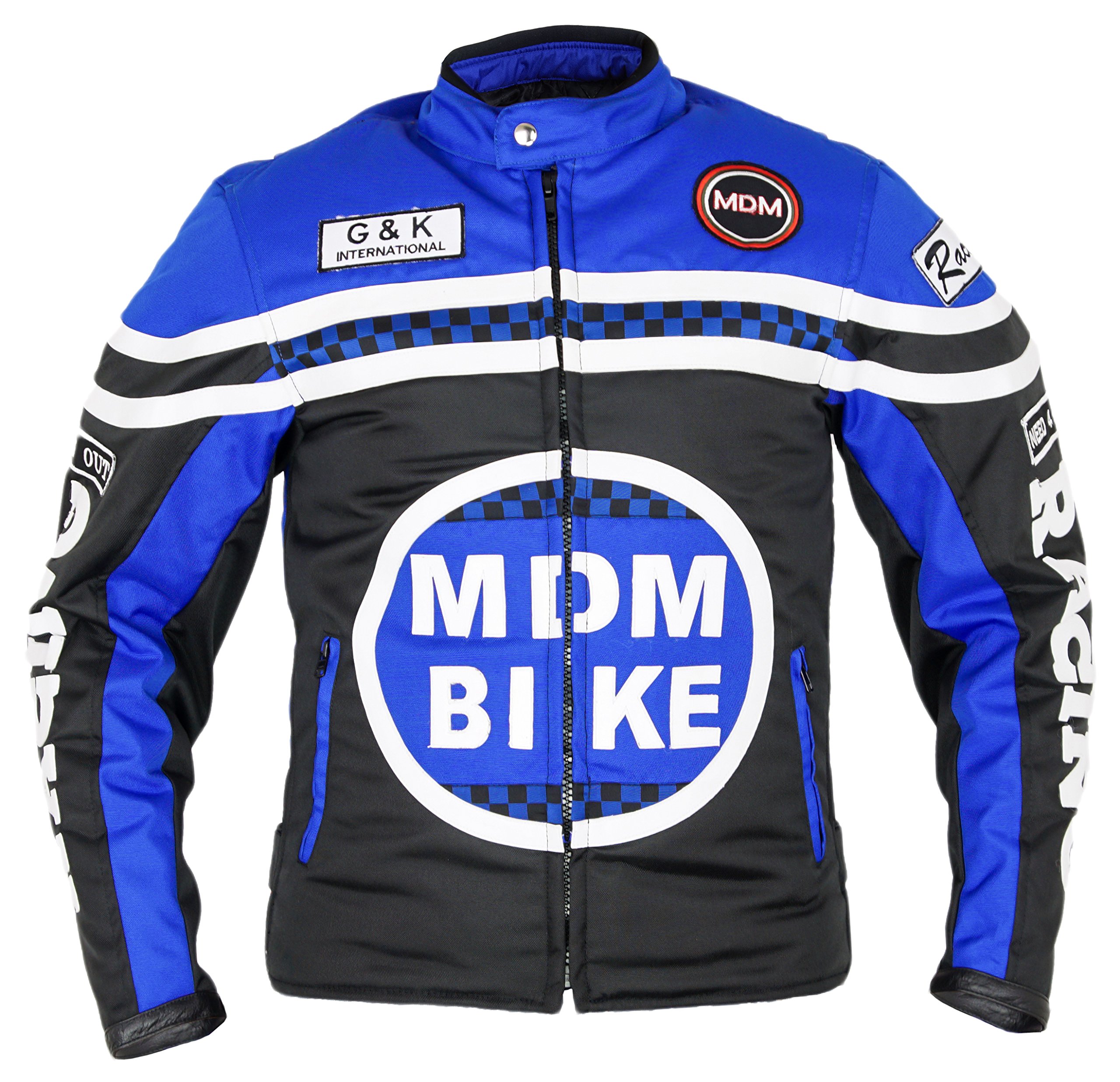 MDM Textiel motorjack, neon/groen, L MDM Textiel motorjack, neon/groen, L