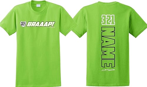 Miniatura 8 de Just Ride Youth Braaap! Camiseta de motocross con matrícula MX Moto personalizada