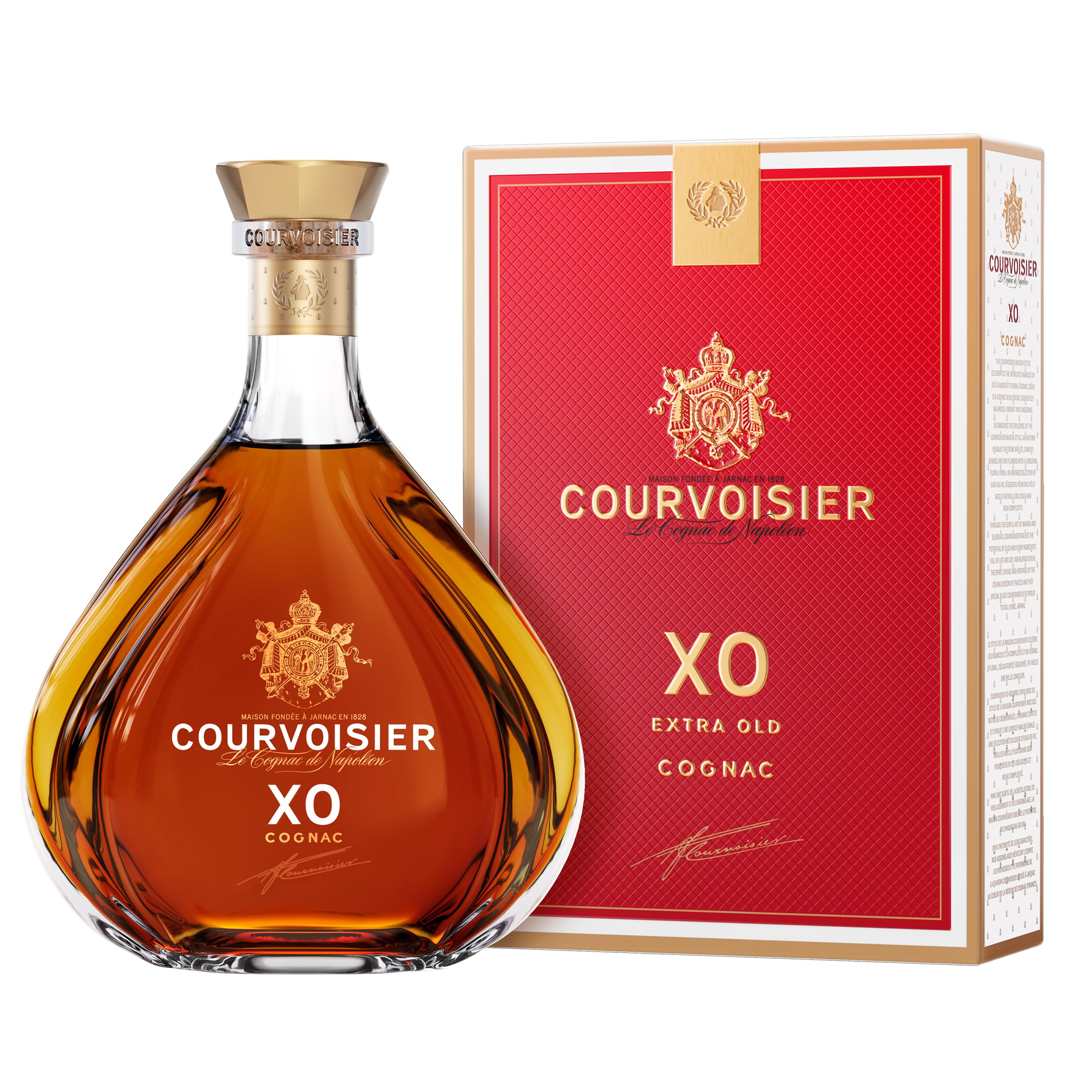 XO 70cl | French Cognac Brandy | Aged Up to 25 Years | Crème Brûlée, Candied Orange & Elegant Floral Finish | The Luxury Masters 2022: Gold Medal | Designed to be consumed neat