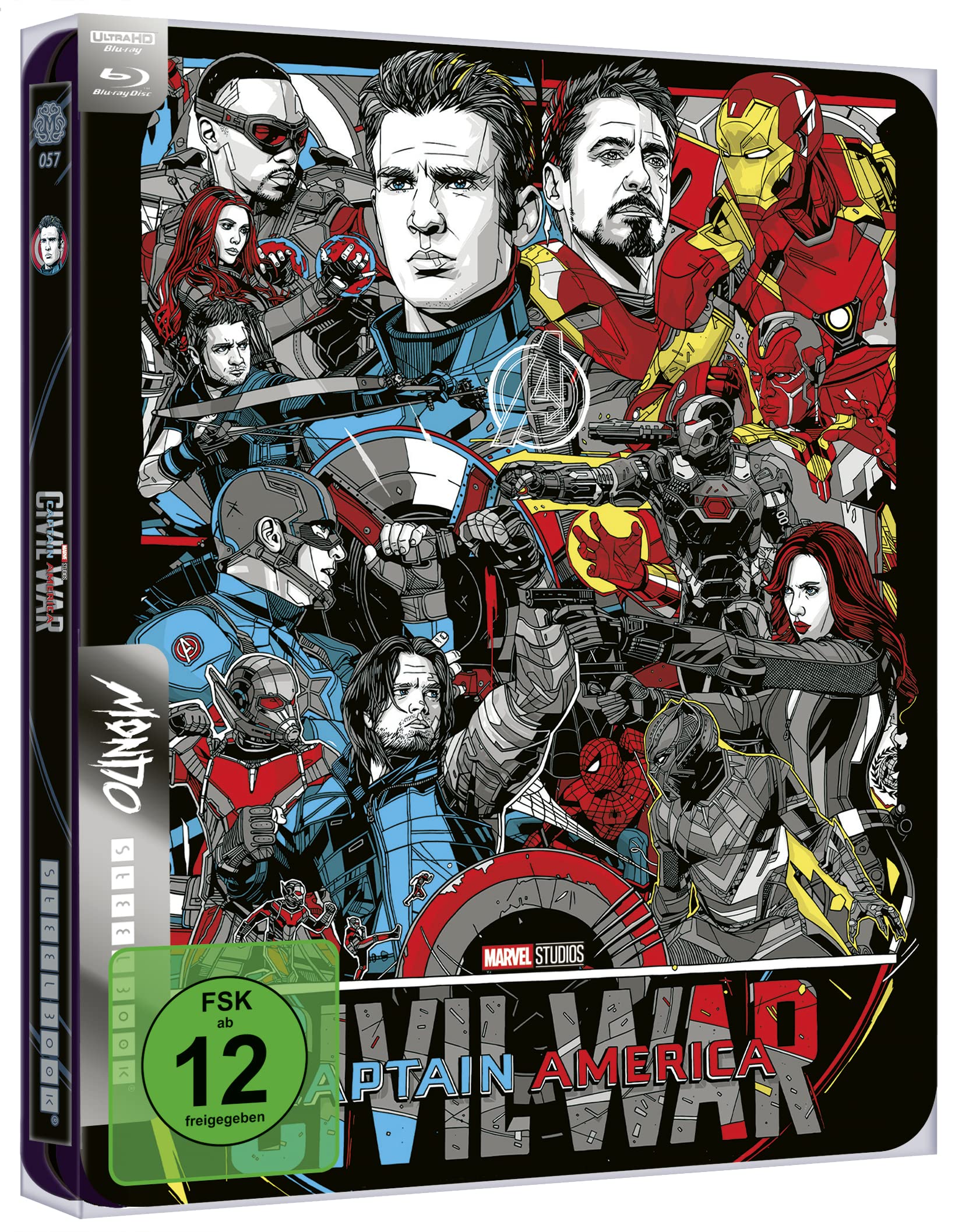 Captain America: Civil War - Mondo Steelbook Edition (4K Ultra HD) (+ Blu-ray)