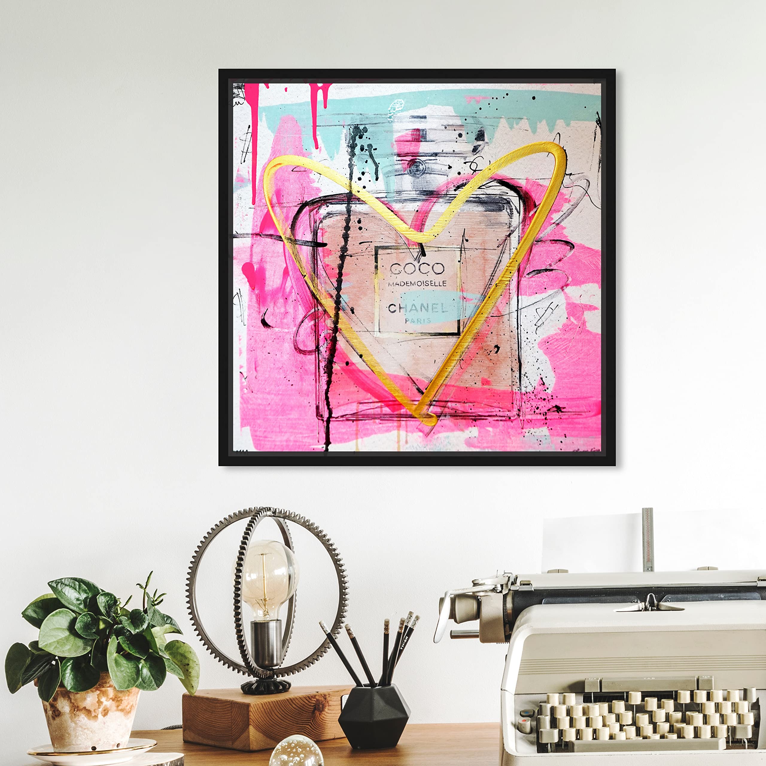 Amazon.com: Oliver Gal Mademoiselle Remix Canvas Print Wall Art
