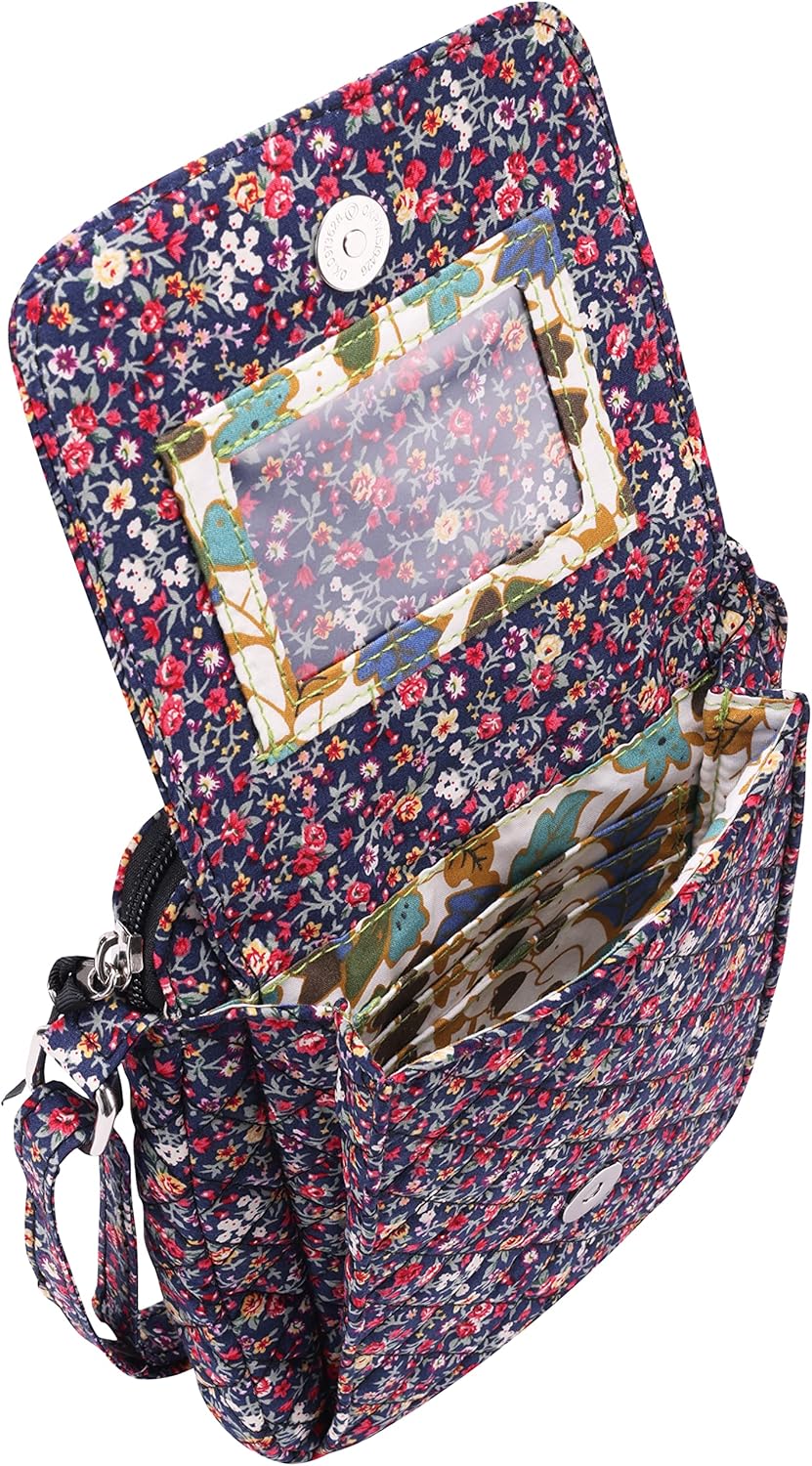 Brentano Cotton quilted Small crossbody wallet purse - Image 3