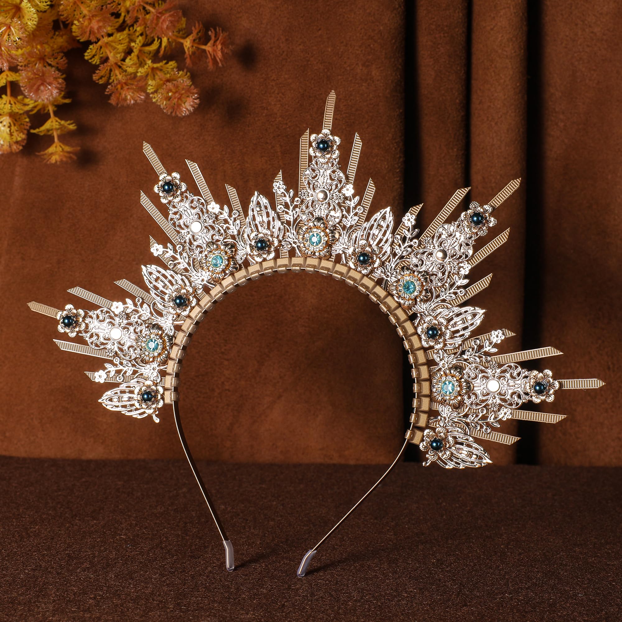 Amazon.com : COSUCOS Sun Goddess Halo Crown - Sunburst 