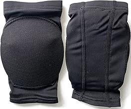 DANCEYOU Volleyball Hard Sponge Dance Pads for Children, Teenagers, Adults, Pole Dance, Training Knee Protectors, Black L