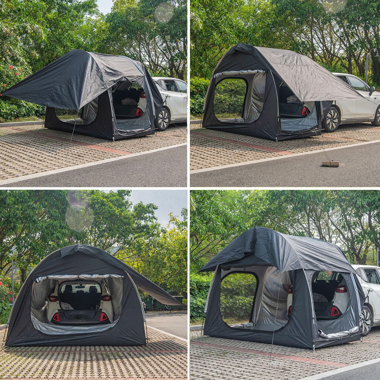 Auto Zelt Heckzelt Auto,300cm*150cm*210cm autozelt für 2-3 Personen Mit 1 Wasserdichter Plane autozelt heckzelt, Heckzelt für SUV/Pkw Campingplätze im Freien