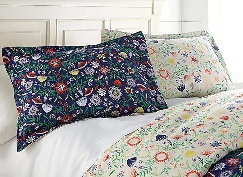 Miniatura 2 de Southshore Fine Living, Inc. Juego de ropa de cama de gran tamaño alternativo para todas las estaciones, colcha bohemia reversible suave de 3 piezas