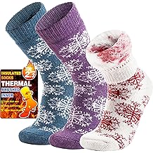 3 Pairs Warm Thermal Socks for Women &amp; Men Winter Ski Thick Boot Insulated Socks for Cold Weather