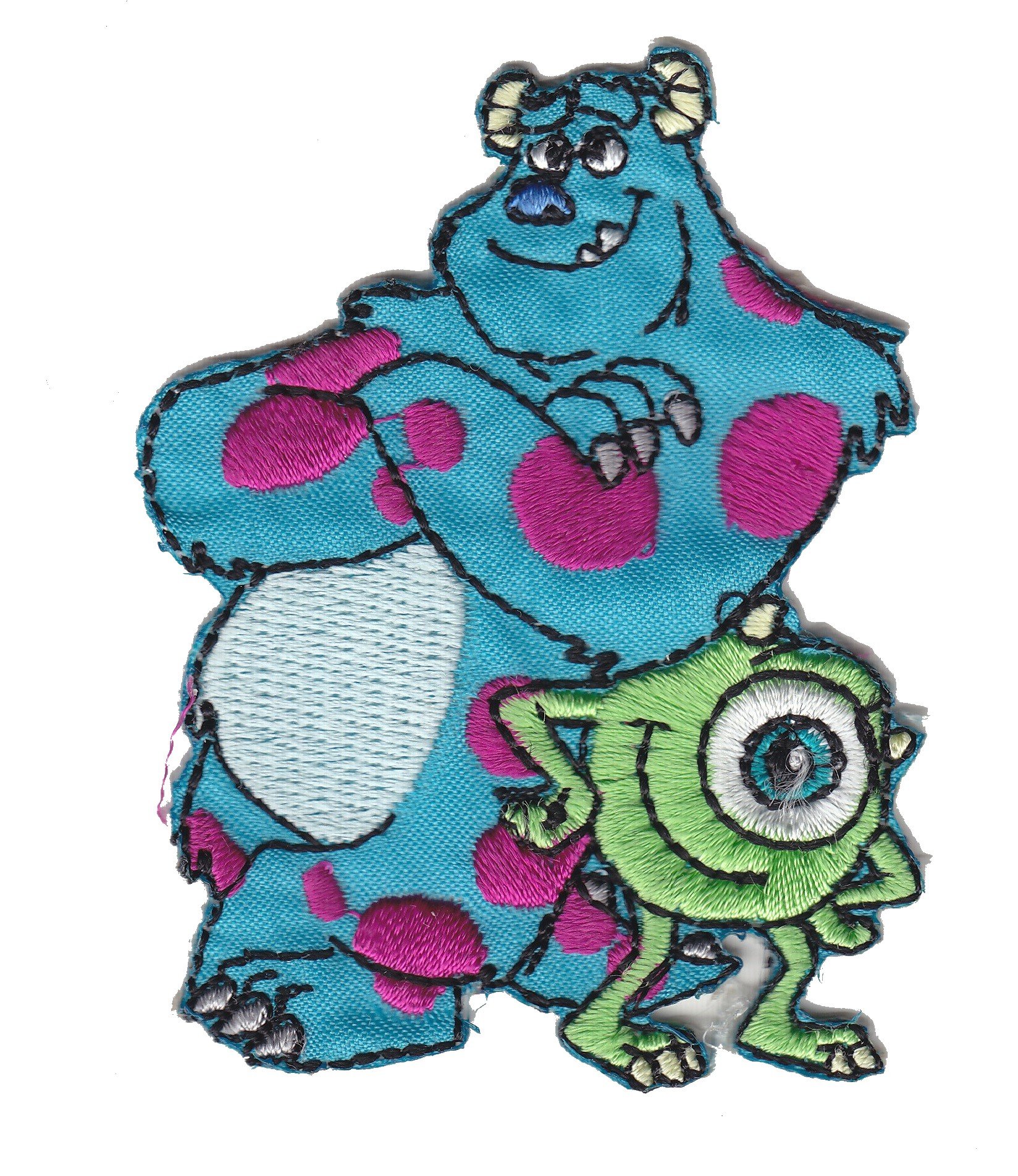 Monsters Inc Mike And Sully Iron On Sew On Embroidered | Desertcart Fiji