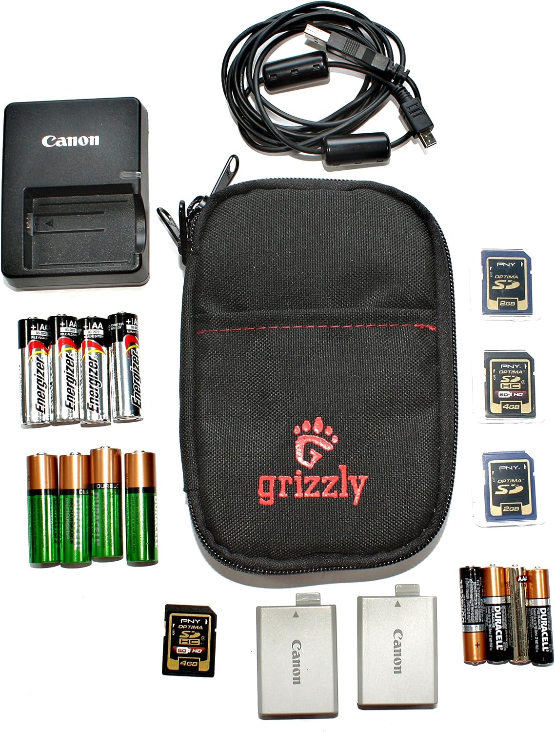 80% Off Discount Grizzly Shiloh Photography, Video and Camera Pouch for Memory Card SD &CF, Battery, USB, AA and AAA Batteries, Battery Packs. Two Sturdy Zippered Pockets & 12 Gear Compartments. Best Seller Grizzly Shiloh Photography, Video and Camera Pouch for Memory Card SD &CF, Battery, USB, AA and AAA Batteries, Battery Packs. Two Sturdy Zippered Pockets & 12 Gear Compartments.