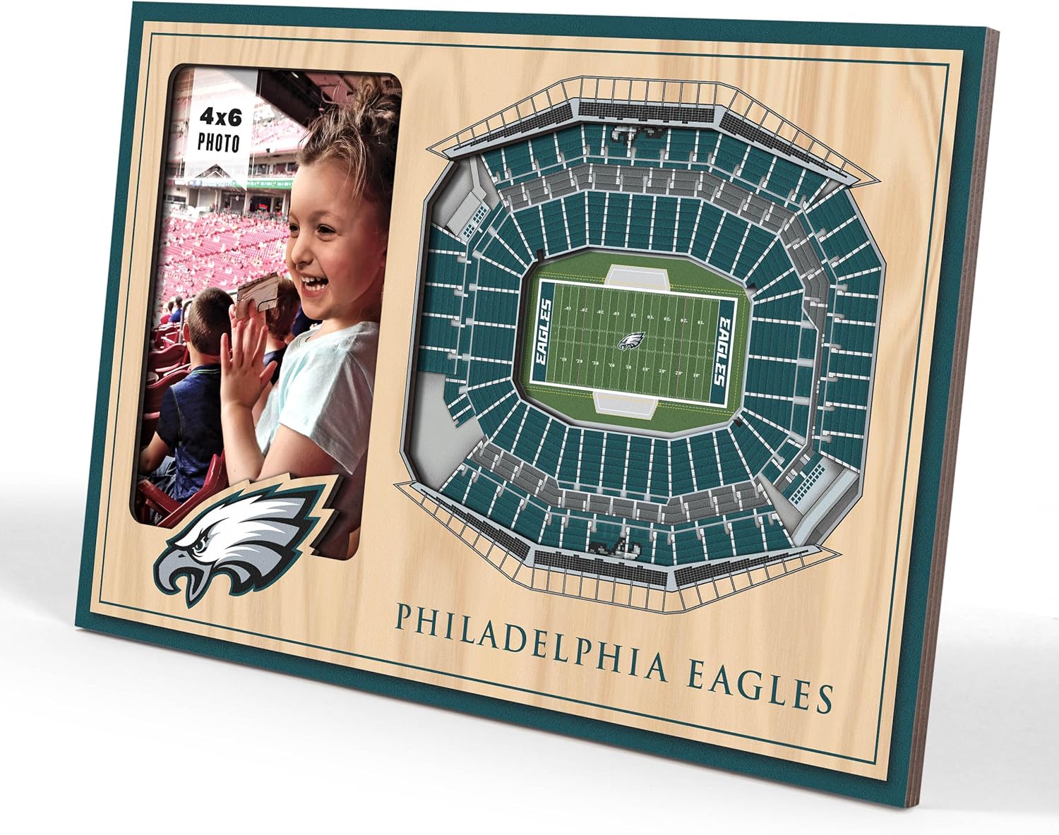 YouTheFan NFL Philadelphia Eagles 3D StadiumViews Picture Frame