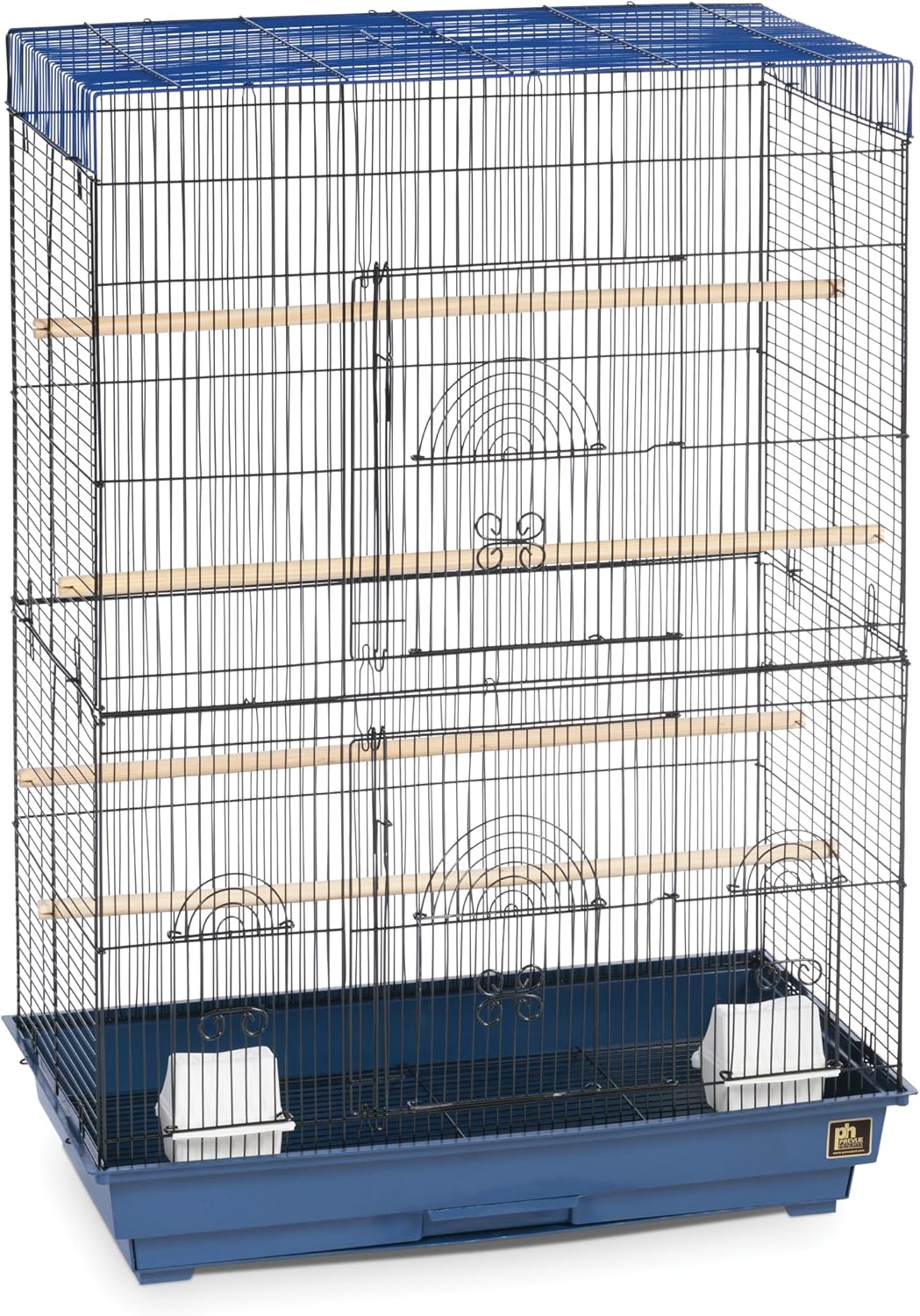 Prevue Hendryx Flight Cage, Blue and Black