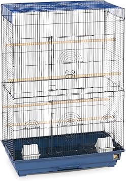 Prevue Hendryx Flight Cage, Blue and Black