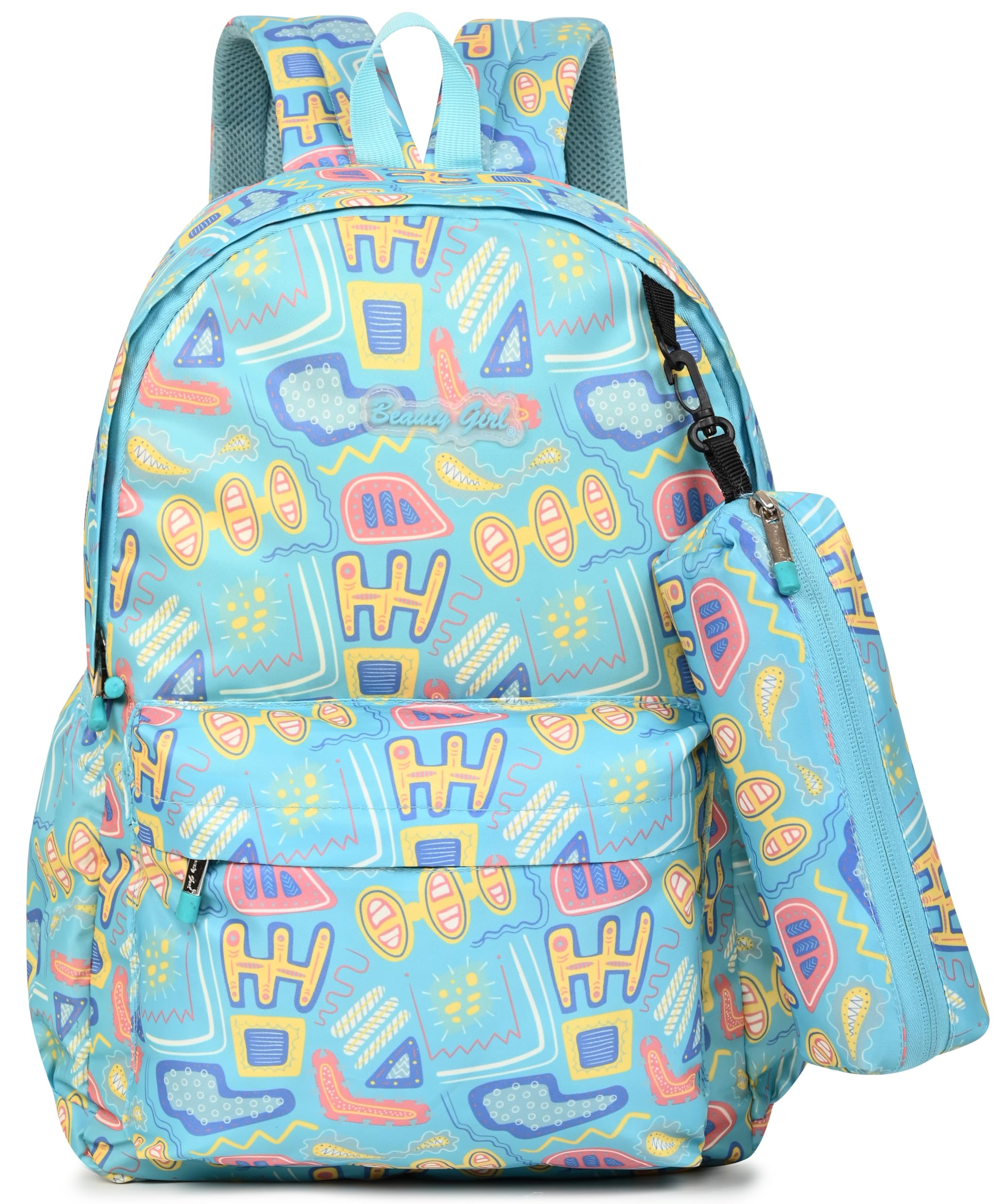 BEAUTY GIRLS BY HOTSHOT |COLLEGE BACKPACK|SCHOOL BAG|TUTION BAG|TABLET SLEEVE|JOY POUCH|WATER RESISTANT BAG|FOR GIRLS & WOMEN 15 LITERS