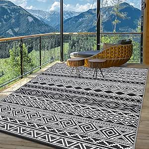 Amazon.com: MilleLoom 10x20 Large Outdoor Plastic Straw Rug, Outdoor ...
