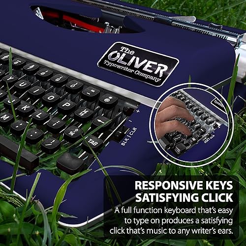 Miniatura 7 de Máquina de escribir manual Legacy, azul rey