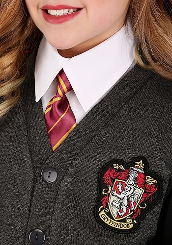 Miniatura 6 de Disfraz de Hermione Granger de Harry Potter de lujo para niños, bata de Hermione Gryffindor, bata de mago con capucha