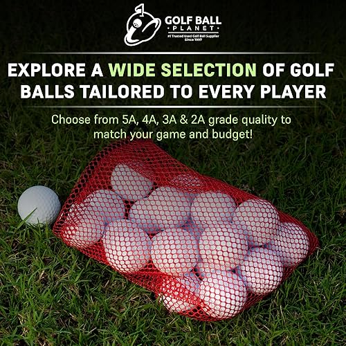 Miniatura 9 de Golf Ball Planet Pelotas de golf usadas con mezcla de colores suaves para Taylormade 3AGood