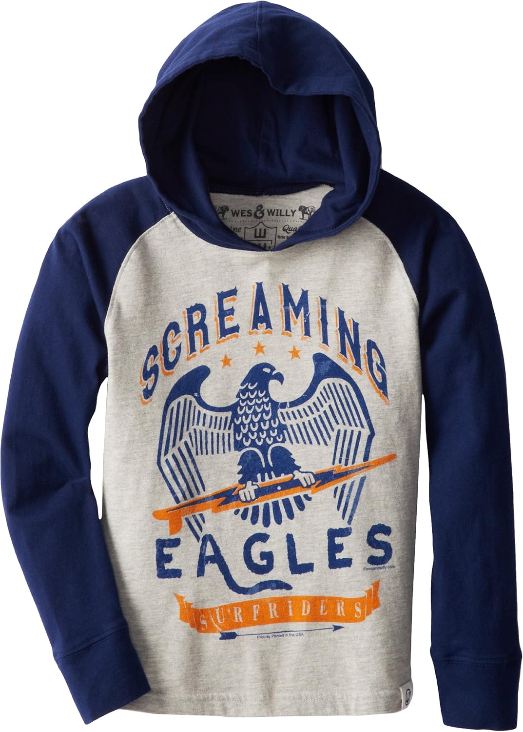 [Wes and Willy] Eagles ラグランTシャツ ボーイズ 5269J