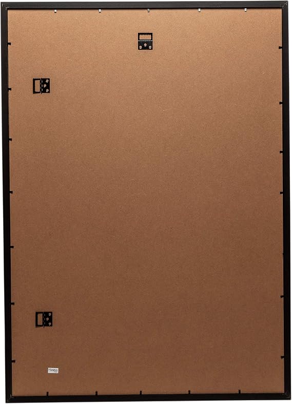 Hampton Frames BLACKWOOD A3 (30x42cm) Black Poster Frame Acrylic (Non-Glass) Front Pack of 1