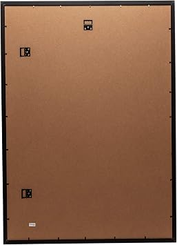 Hampton Frames BLACKWOOD A3 (30x42cm) Black Poster Frame Acrylic (Non-Glass) Front Pack of 1