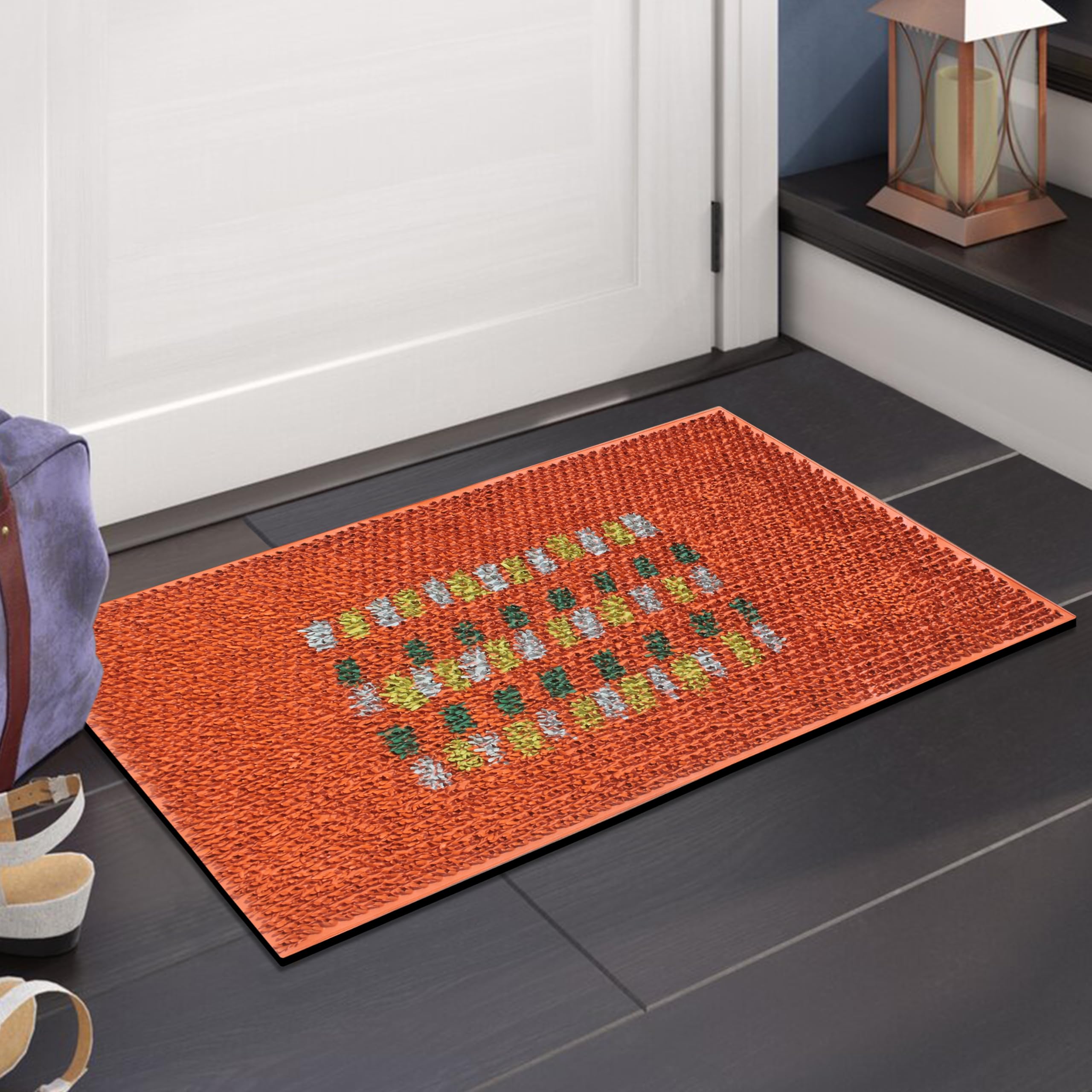 Felpudo De Entrada 70x130 Cm Negro - Impermeable, Antideslizante Y Lavable Para Pasillo O Exterior