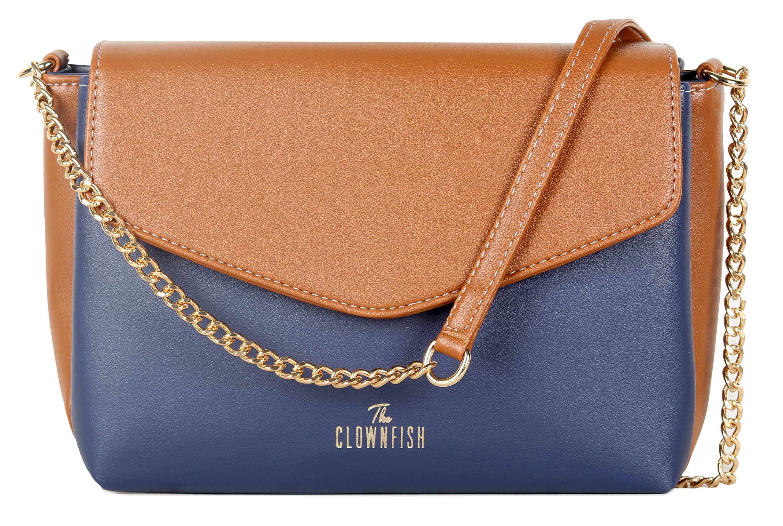The Clownfish Annabelle Handbag for Women Office Bag Ladies Shoulder Bag Tote for Women College Girls (Dark Brown) (B097R5B159) Amazon Price History, Amazon Price Tracker