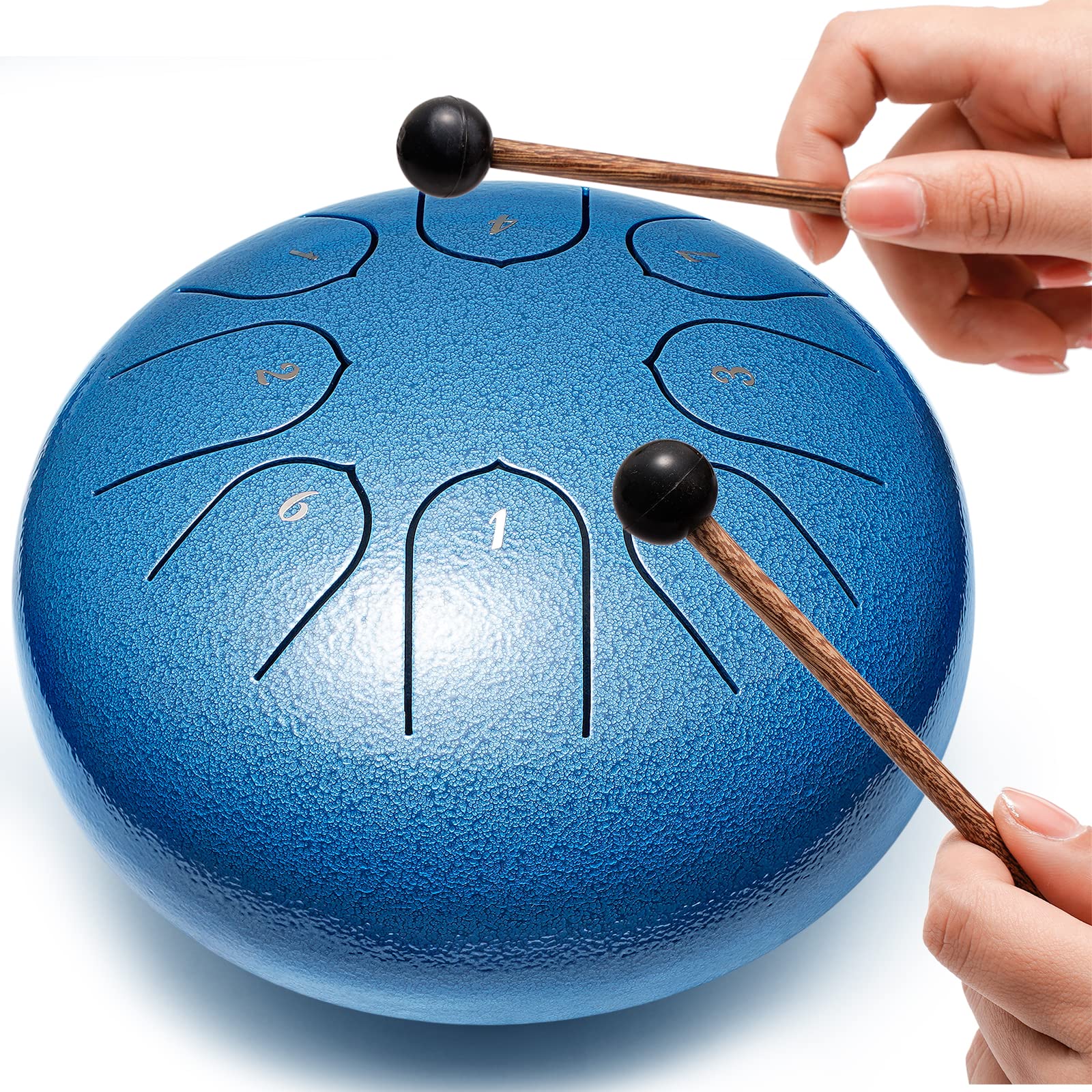 Amazon.com: Lronbird Steel Tongue Drum Percussion, 6 Inch 8