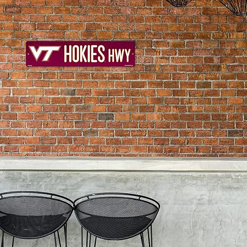 Vista 508 de Rico Industries Letrero de plástico de la NCAA de plástico de 4 x 16 pulgadas Alternativo