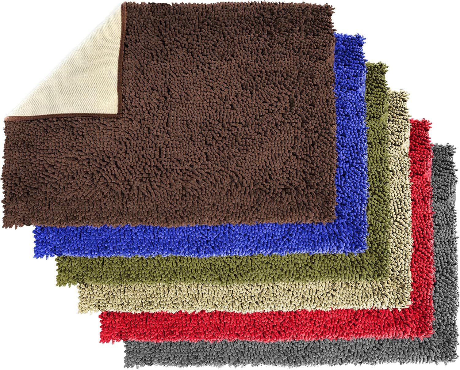 Enthusiast Gear Dog Mud Door Mat Ultra Absorbent Microfiber Chenille