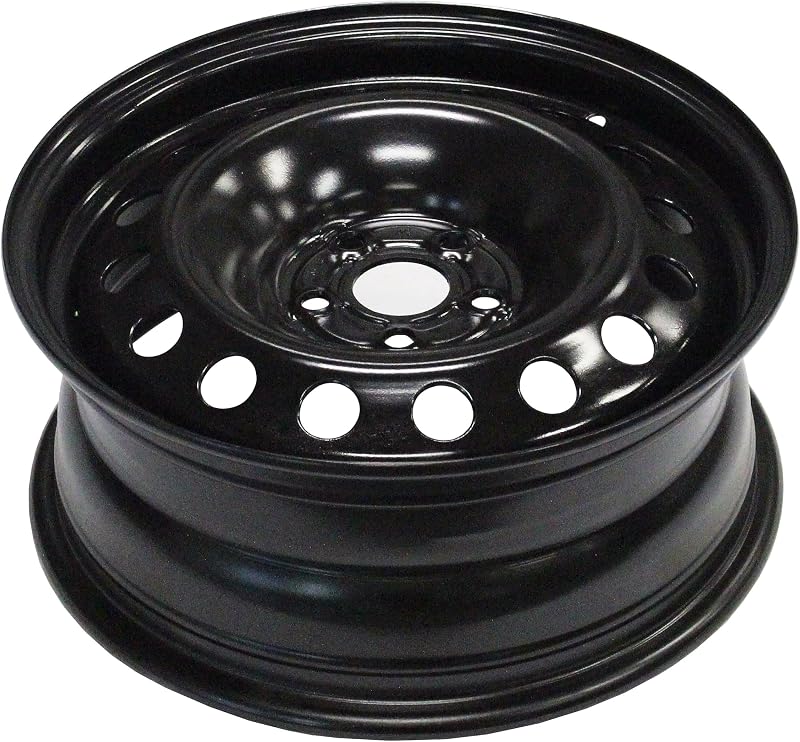 Dorman 939-174 16 x 6.5 in. Steel Wheel | Fits Select Pontiac / Toyota Models, Black