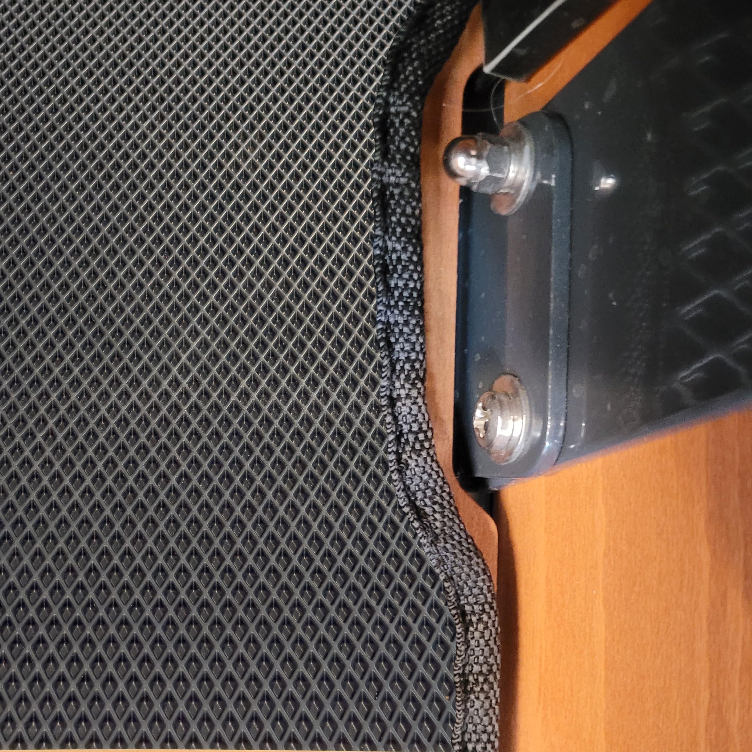 Premium Schutzmatte für Babboe Curve | Lastenrad Fußmatten Teppiche | Lastenrad Zubehör | mit Einfassung | Farbe Schwarz