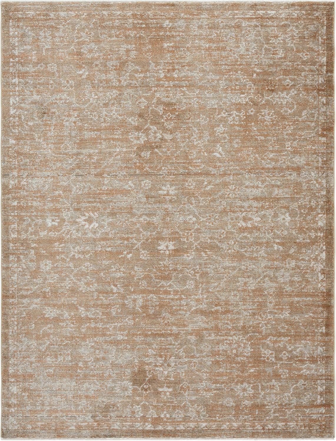 SAFAVIEH Hazel Collection Area Rug - 4' x 6', Gold & Ivory, Non Shedding & Easy Care, Ideal for Living Room, Bedroom, Home Office, Dining Space (HZL506D-4)