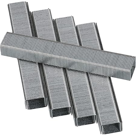 Bosch 1000x Tackerklammer Typ 53 (für Textilien, Stoffe, Teppiche, Pappe, flache Holzleisten, Hartfaserplatten, 8 mm, Zubehör Tacker)