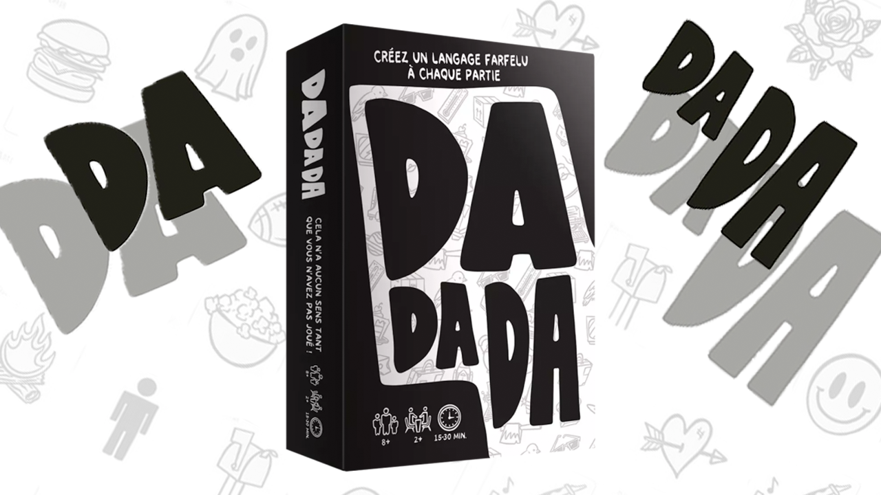 Dadada | Jeu d'Ambiance Drôle et Original | Jeu Familial et Entre Amis | Coopératif, Créatif et Rapide | Dès 2 Joueurs, Noir Dadada | Jeu d'Ambiance Drôle et Original | Jeu Familial et Entre Amis | Coopératif, Créatif et Rapide | Dès 2 Joueurs, Noir