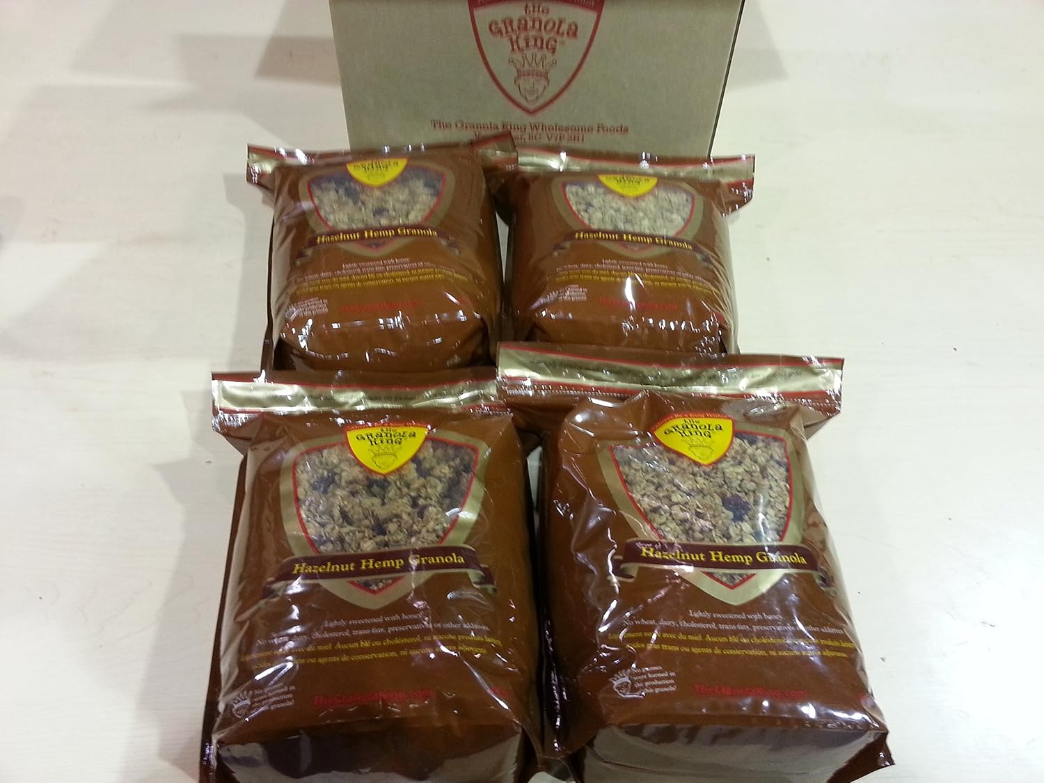 The Granola King Hazelnut Hemp Granola Case 4x2kg