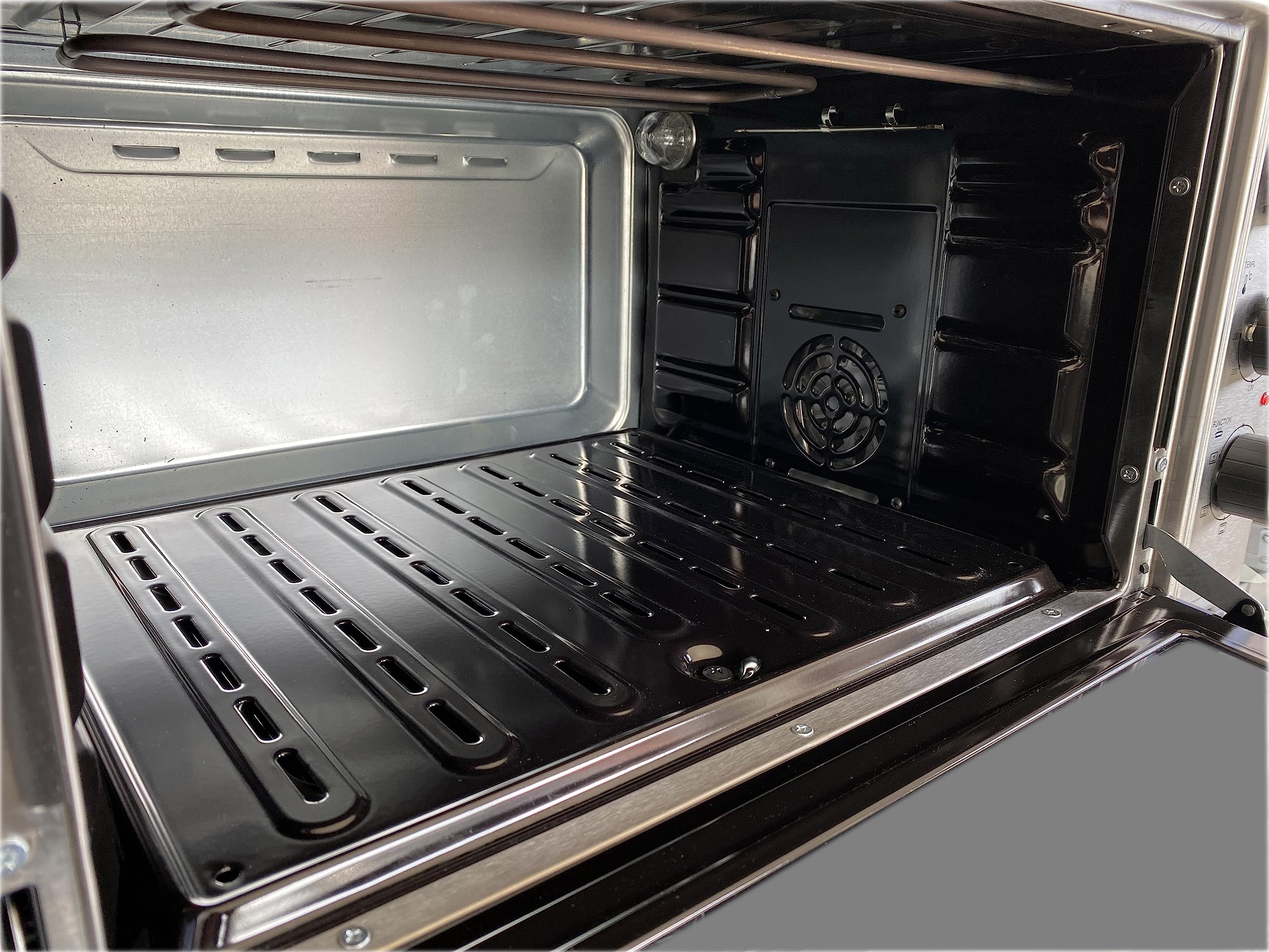 Forno Elettrico 45 Lt LAREL 1600 Watt Ventilato Grill Luce Timer In Dotazione 2 Teglie + 1 Griglia