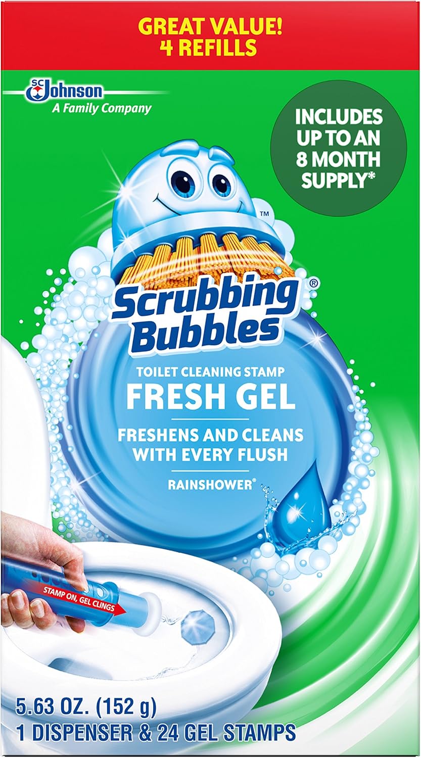PACK OF 3 Scrubbing Bubbles Toilet Cleaning Gel Starter