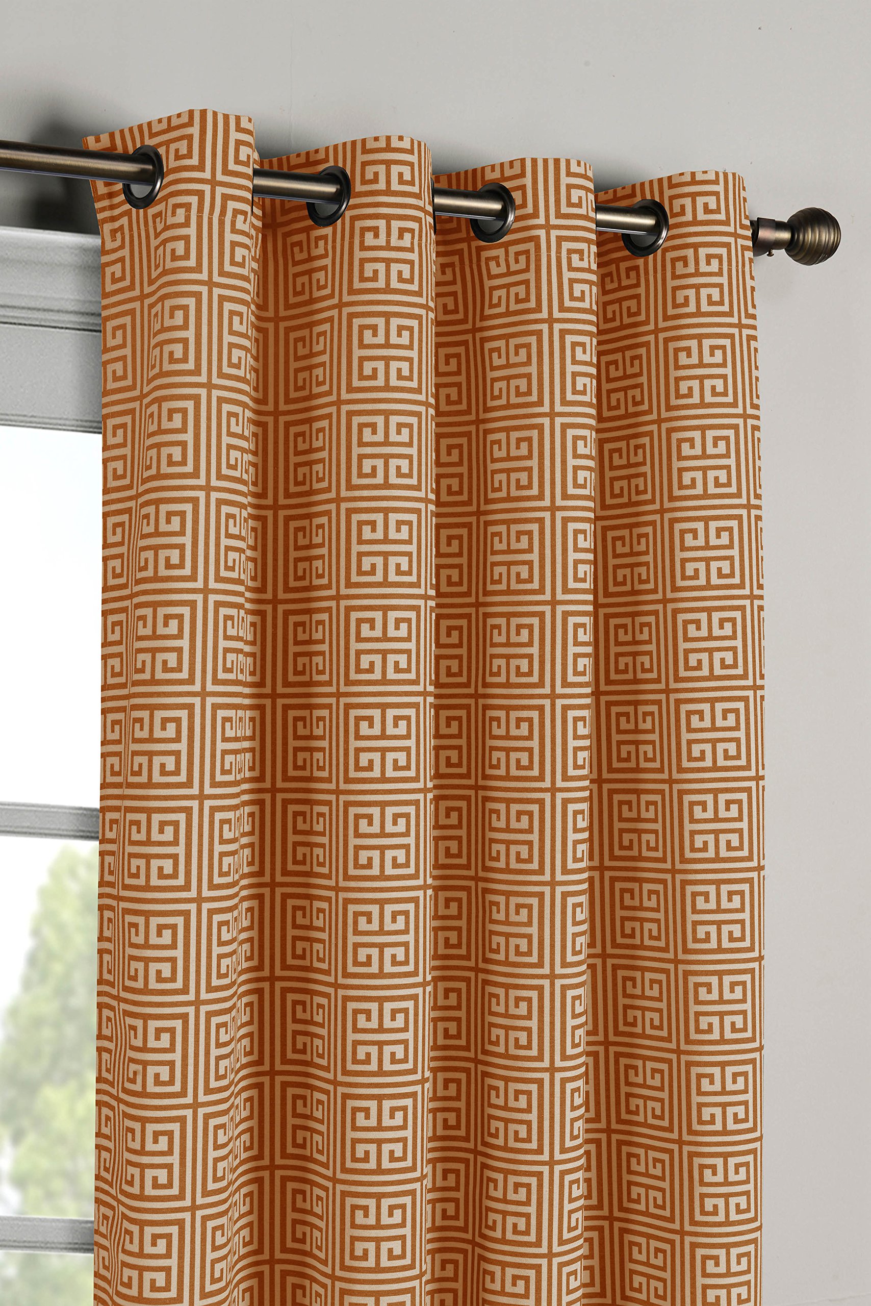 Brick Colored Curtains Curtains & Drapes