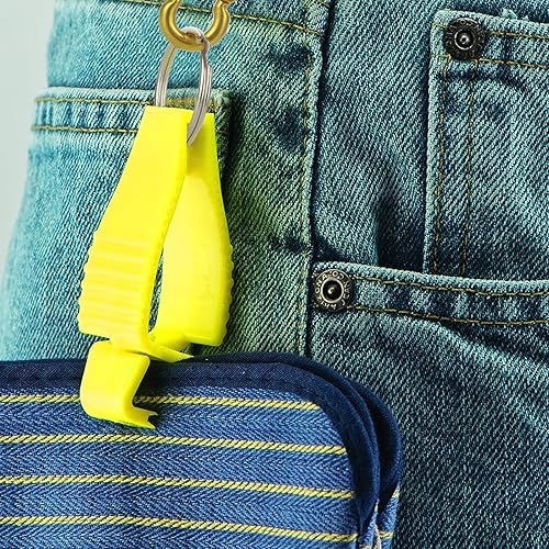 Miniatura 6 de ZOFORTY 18 clips para guantes para el trabajo, clip para soporte de guantes, clips para cinturón de guantes, clip de seguridad para el trabajo,