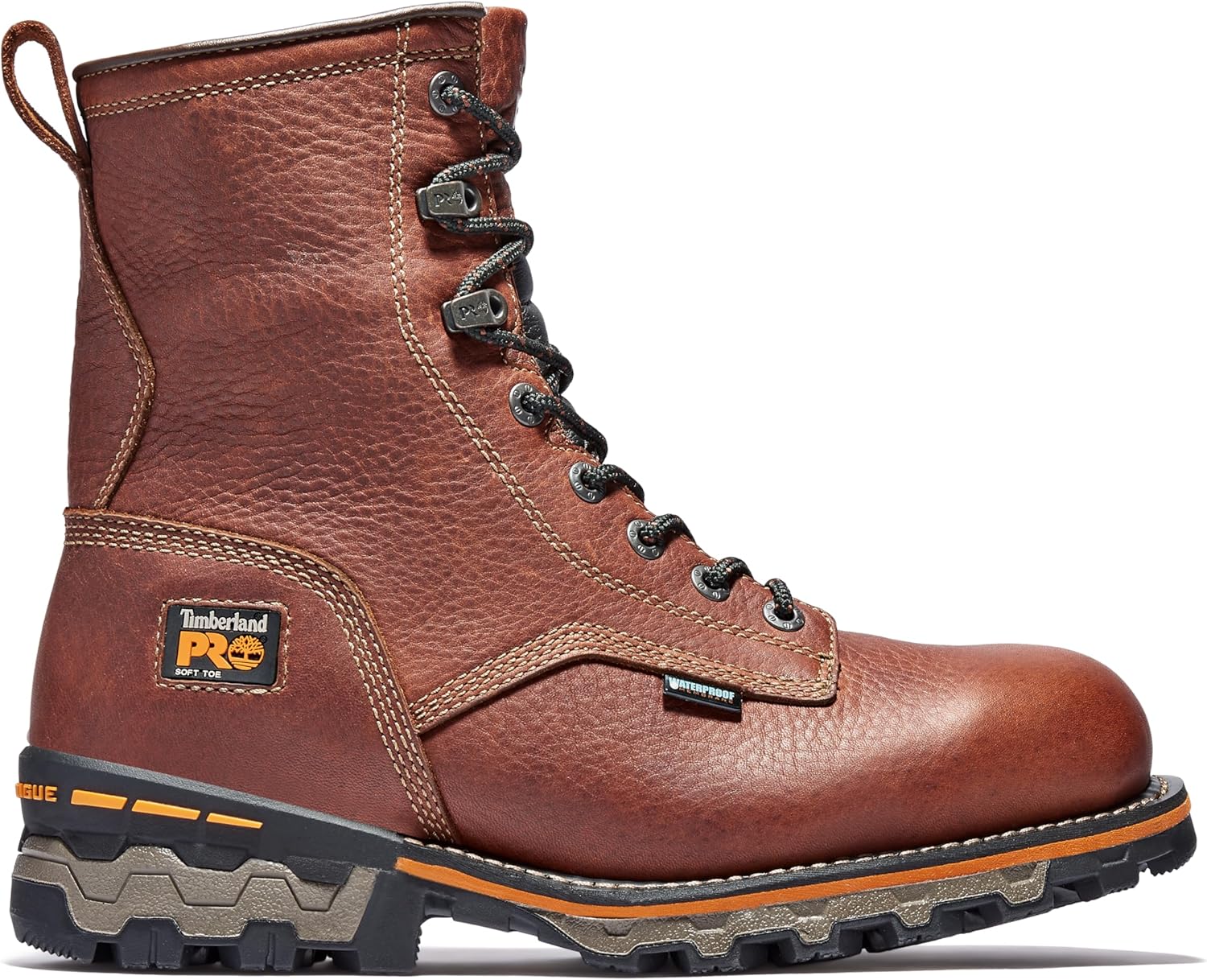 Timberland PRO Men's 8 Inch Boondock Soft Toe WP Work and Hunt Boot - Image 8