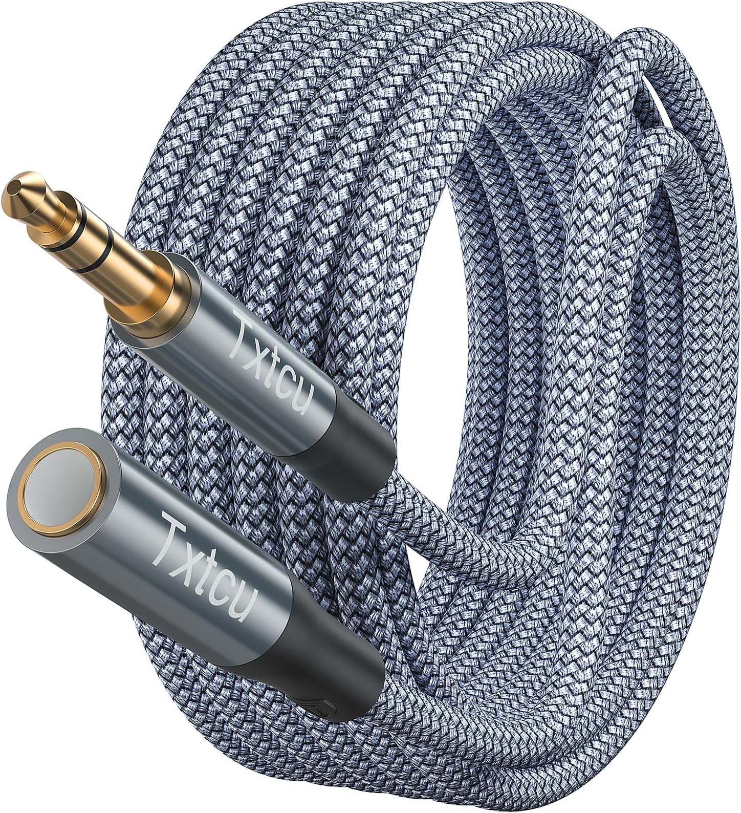 Headphone Extension Cable 5M, 3.5mm Stereo Jack Cable Male to Female aux Extension Cord Headphone Extension Cord for Laptop iPhone iPad Tablet Headphone TV PS4 MP3 Speaker Smartphone