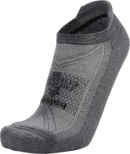 Balega Hidden Comfort Performance No Show Athletic Running Socks for Men and Women (1 Pair), Charcoal, Large
