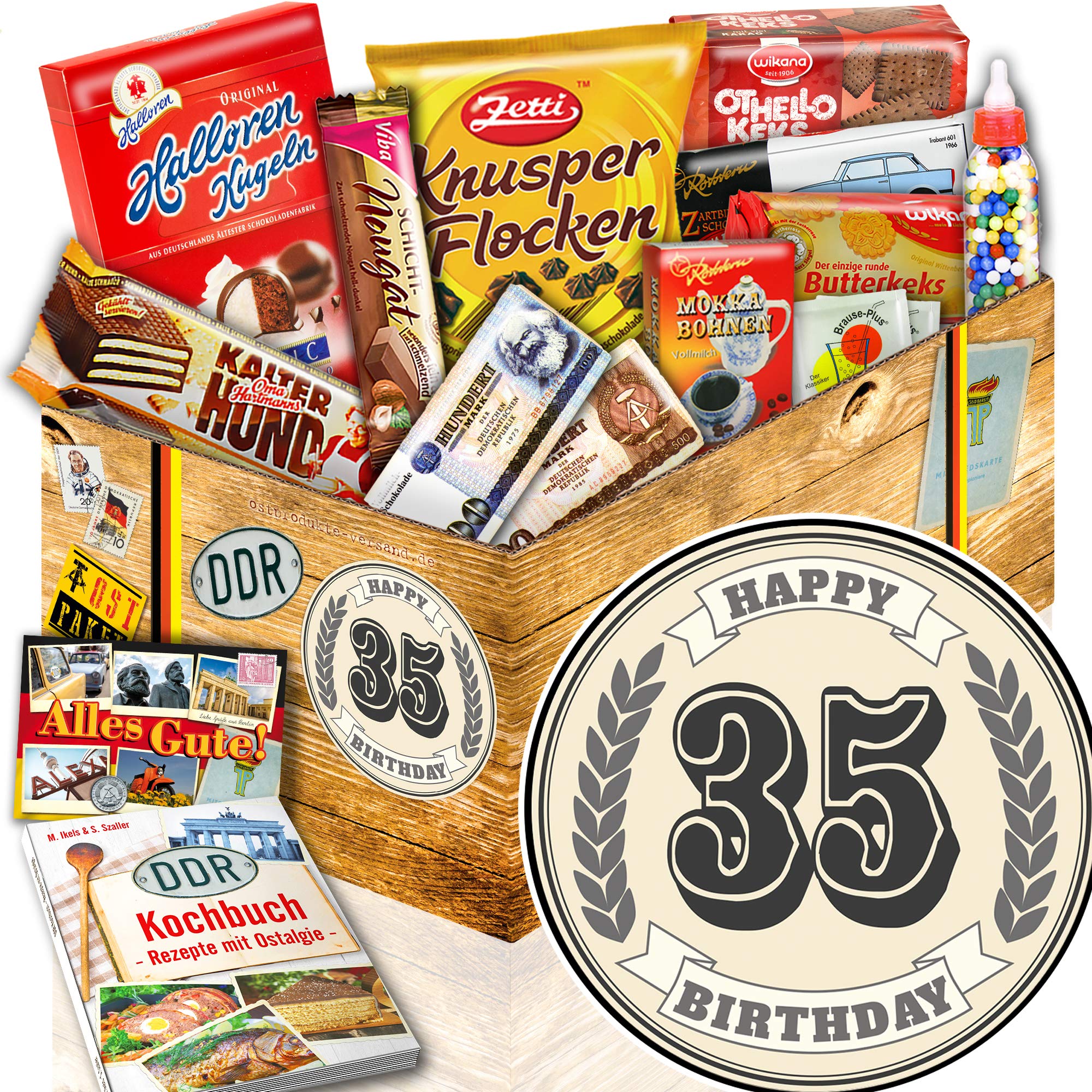 DDR Süßigkeiten 35. Geburtstag