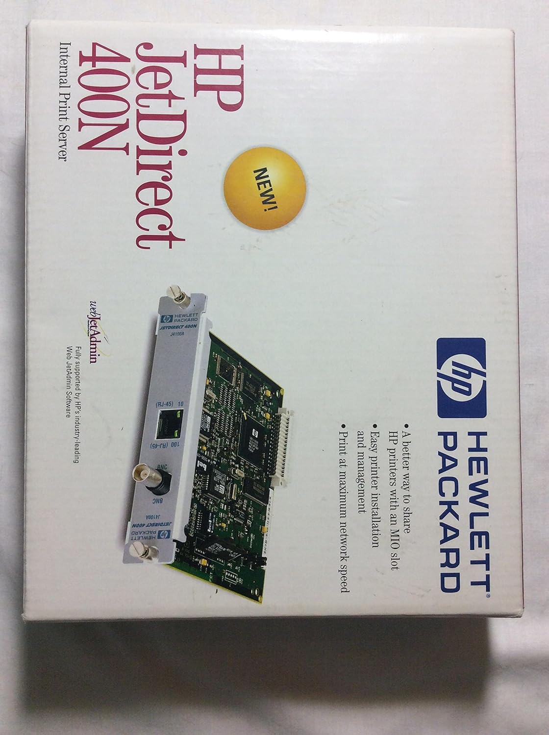 J4106A - HP/COMPAQ - JetDirect 400N MIO Print Server - MIO