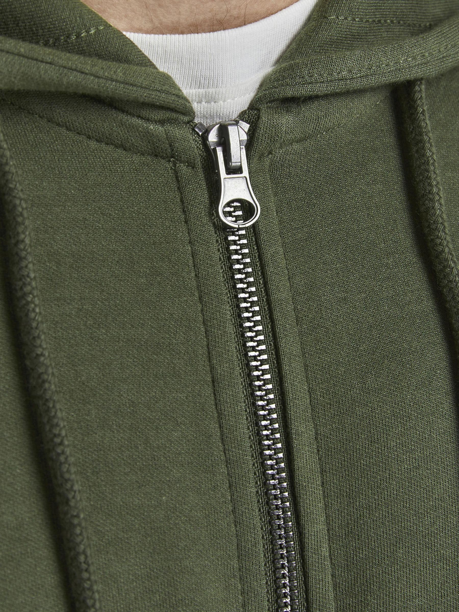 Jack & Jones Male Hoodie Basic Reißverschluss – Bild 5