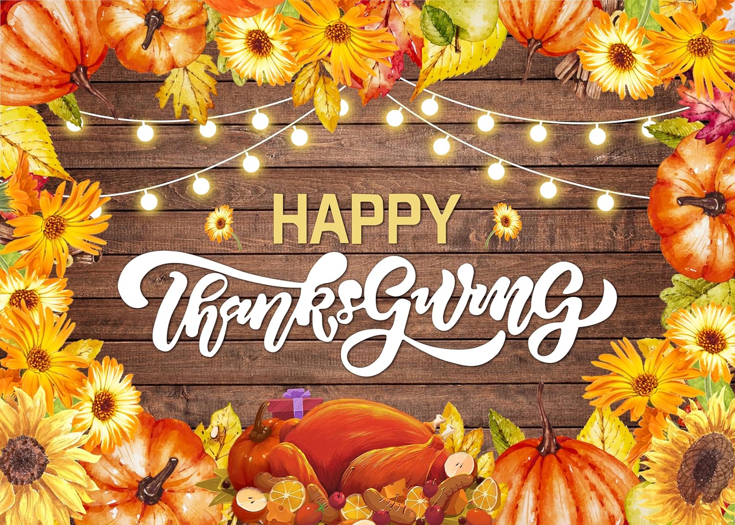 Thanksgiving Backdrop Thanksgiving Photography Background Fall Backdrop Autume Photo Backdrops cp-530(8X6ft) 8x6ft Orange