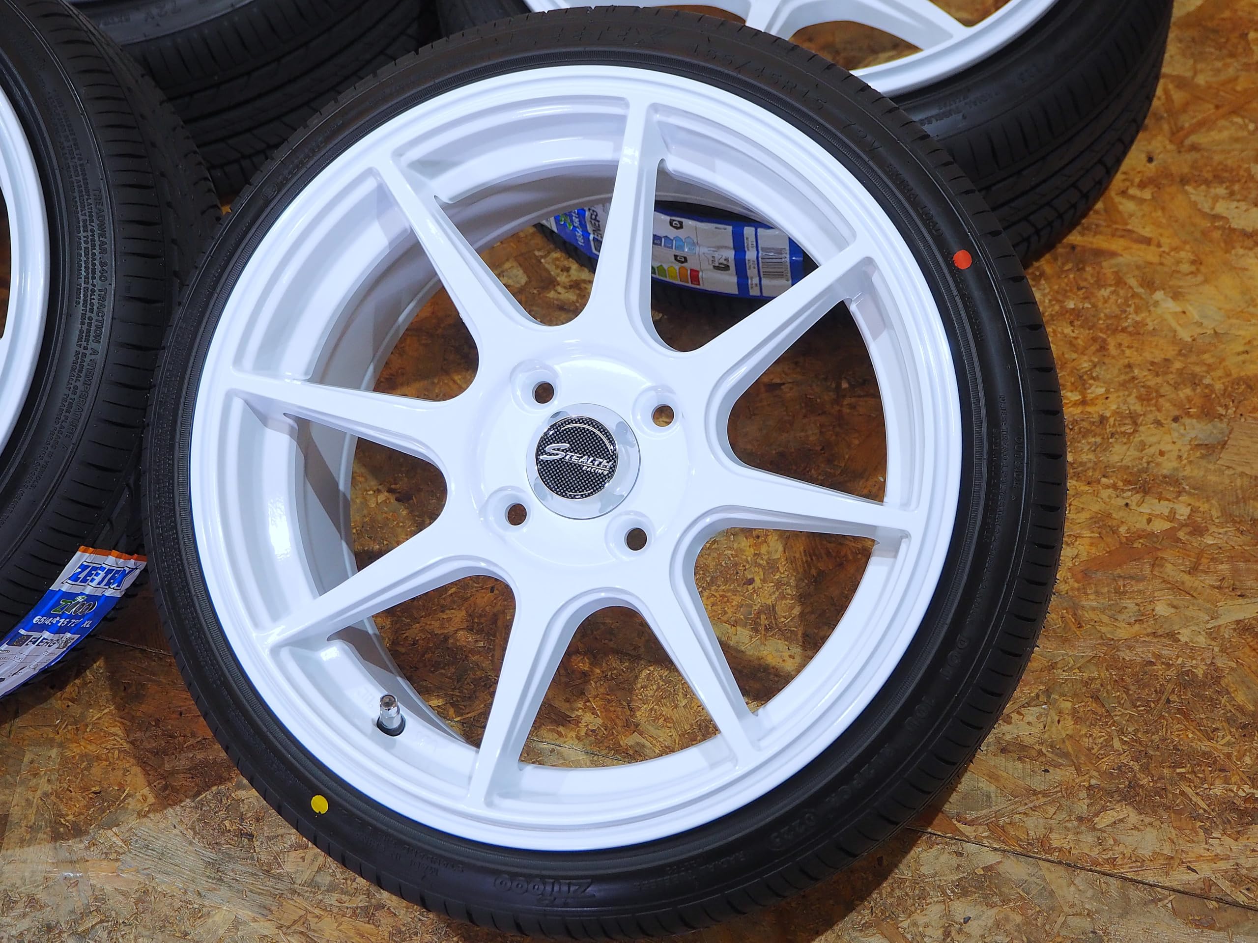 軽カー　2022年製　165/45R15 7〜8分山ぐらい　4本セット Amazon | 165/45R15 7.0J+30 4H100 タイヤホイールセット 1台分